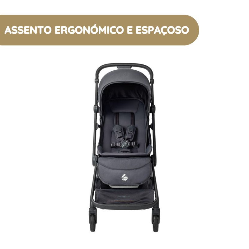 Ergobaby Carrinho de Bebé Metro 3 - Onyx Black