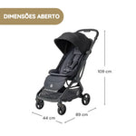 Ergobaby Carrinho de Bebé Metro 3 - Graphite Grey