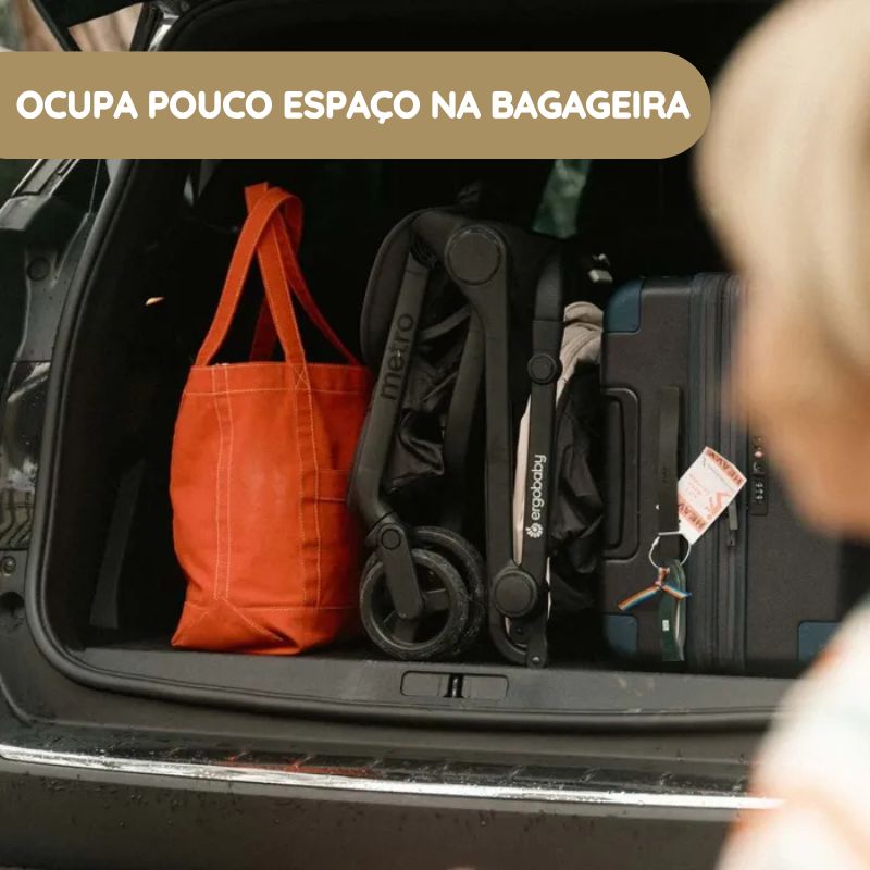 Ergobaby Carrinho de Bebé Metro 3 - Onyx Black