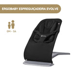 Ergobaby Espreguiçadeira Evolve - Onyx Black