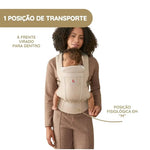 Ergobaby Mochila Portabebé Omni Lite Mesh - Pearl Grey