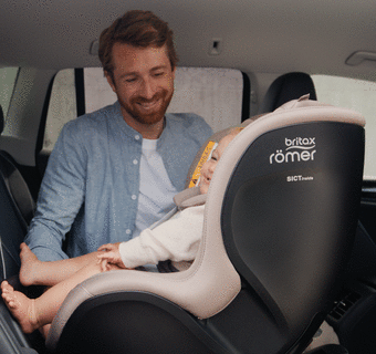 Cadeira Auto DualFix PRO M da Britax Romer - Carbon Black dos 3 meses a 4 anos - STYLE