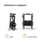 Carrinho de Bebé Inglesina System Duo Electa - Battery Beige