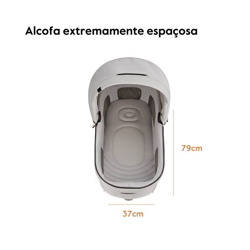 Carrinho de Bebé Inglesina System Duo Aptica - Velvet Grey