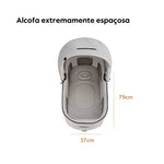 Carrinho de Bebé Inglesina System Duo Aptica - Platinum Grey