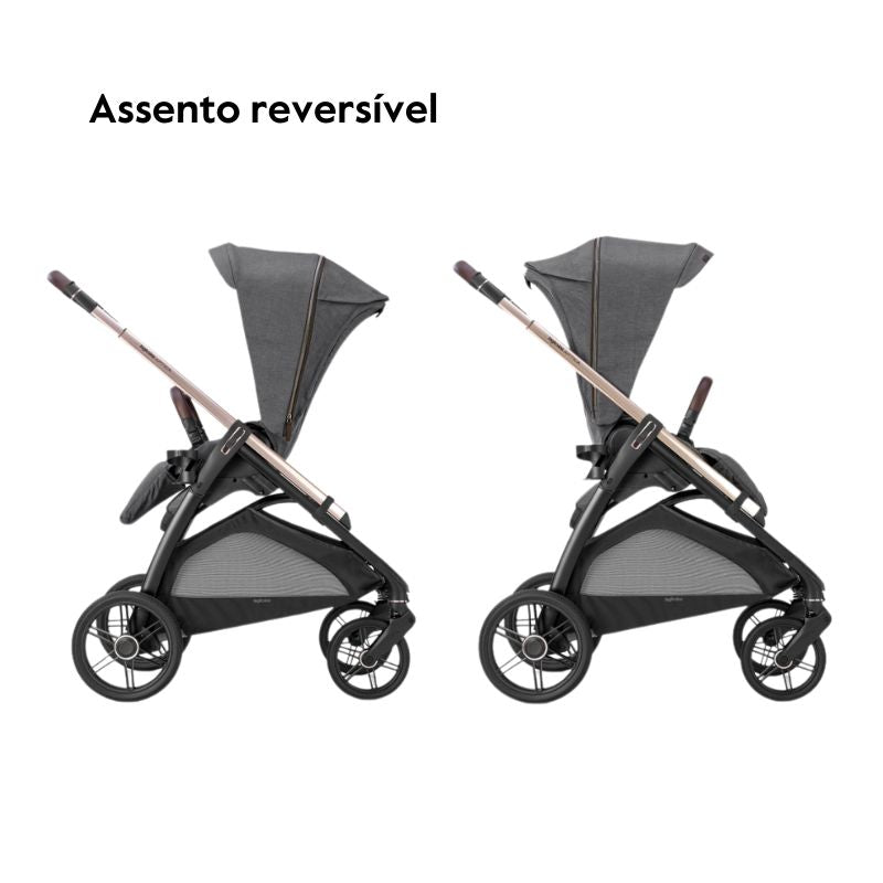 Carrinho de Bebé Inglesina System Duo Aptica - Opal Ivory