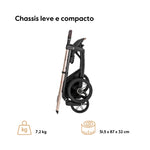Carrinho de Bebé Inglesina Aptica System Quattro - Vicuna Beige