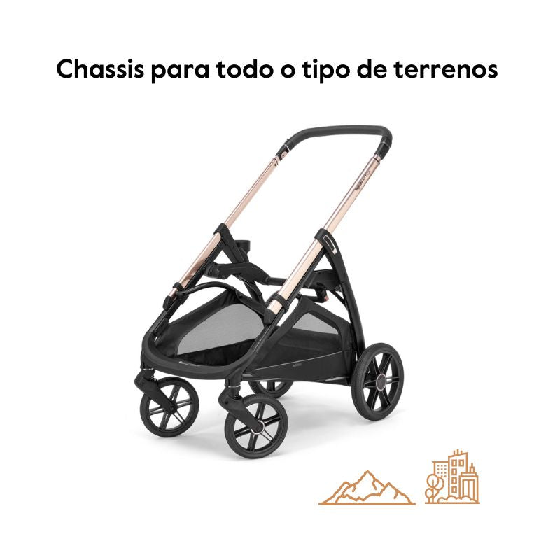 Carrinho de Bebé Inglesina System Duo Aptica - Opal Ivory