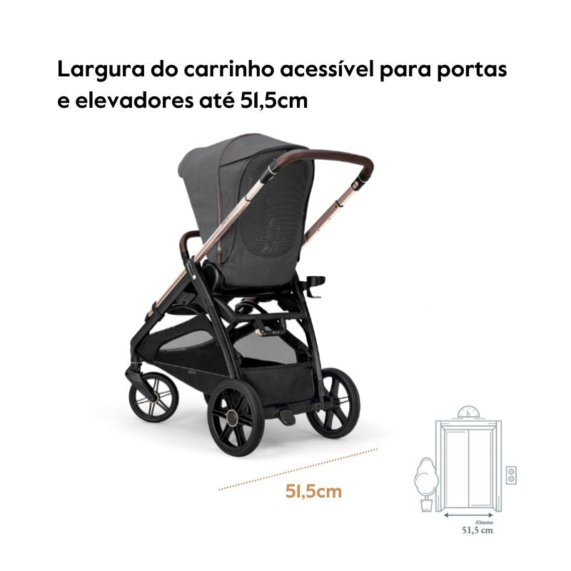 Carrinho de Bebé Inglesina Aptica System Duo - Essence Mokka