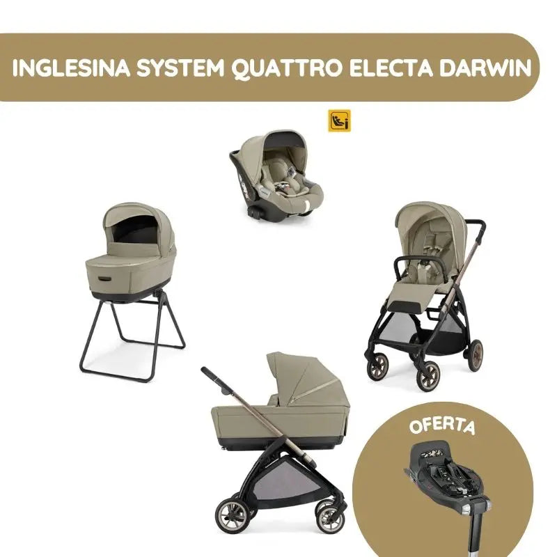 Inglesina System Quattro Electa Darwin - Hangar Beige