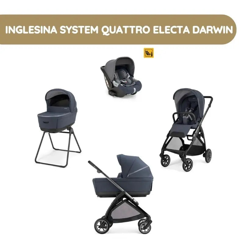 Inglesina System Quattro Electa Darwin - Rooftop Blue