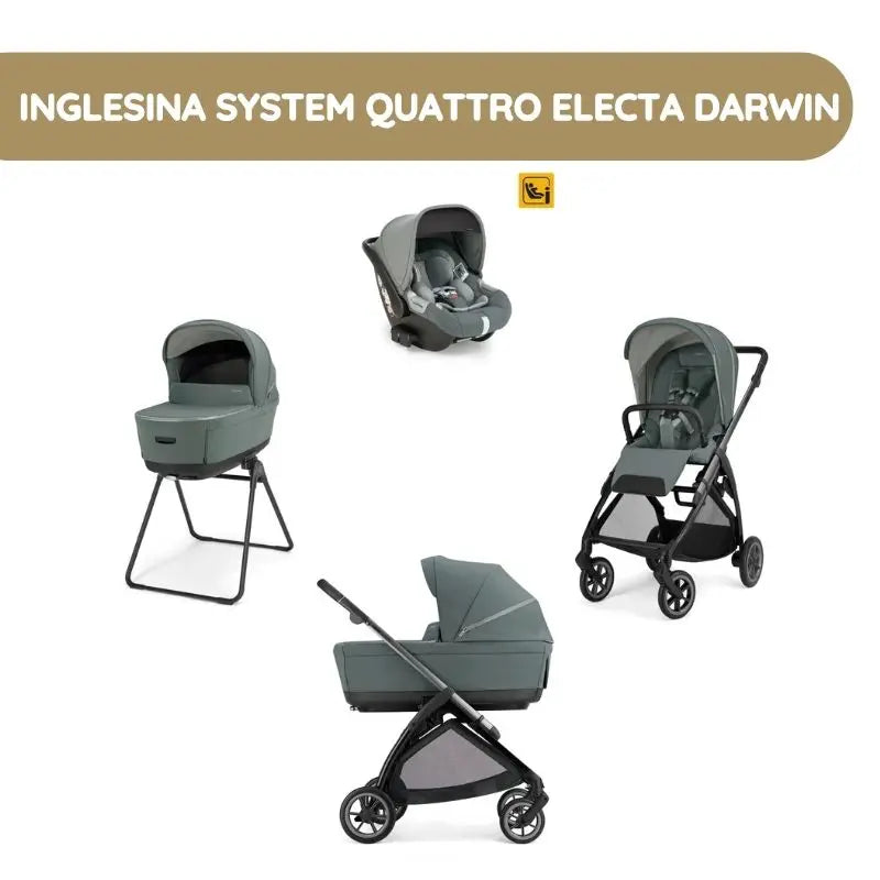Inglesina System Quattro Electa Darwin - Studio Grey