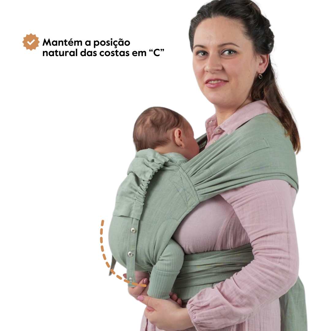 Isara Mochila Portabebé QuickTie One Size - Pearl Grey