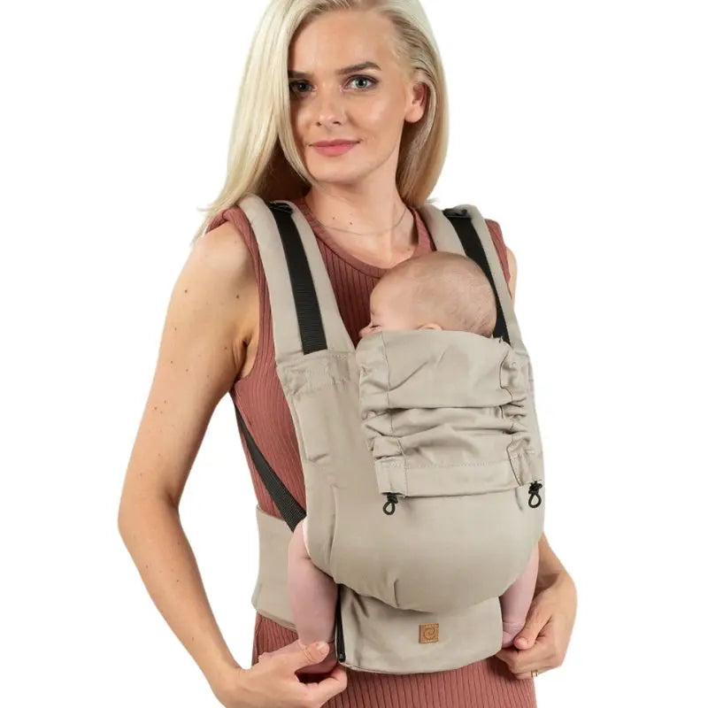 Isara Mochila Portabebé Quick Full Buckle V2 - Caffe Latte