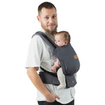 Isara Mochila Portabebé Quick Full Buckle V2 - Graphite Linen