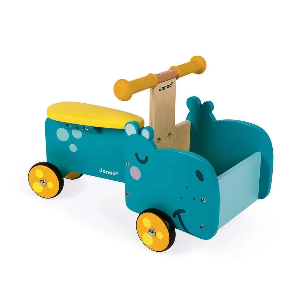 Janod Carrinho Hipopótamo