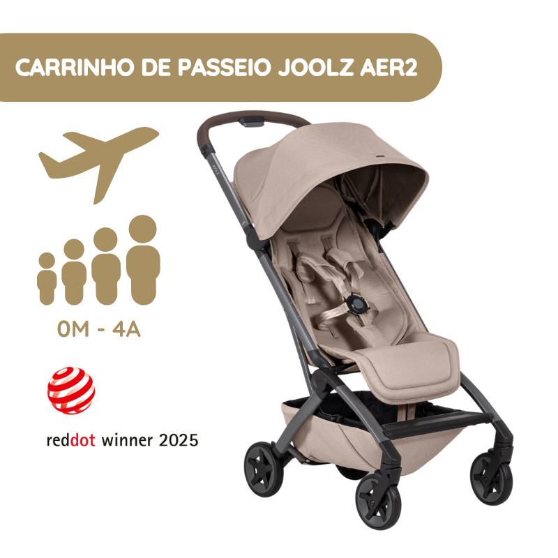 Joolz Aer2 Carrinho de Bebé - Sandy Taupe