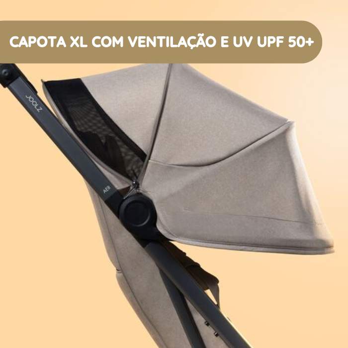 Joolz Carrinho de Bebé Aer2 Bundle Wildride - Sandy Taupe