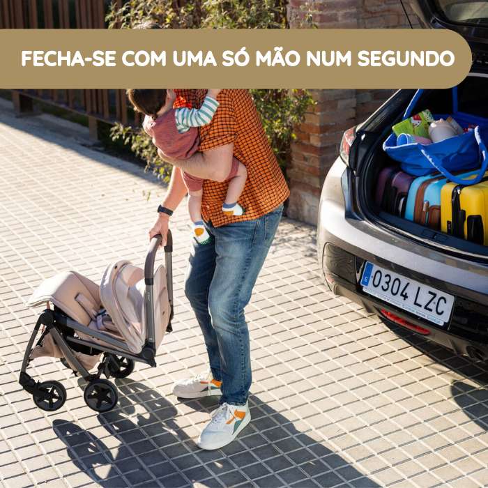 Joolz Carrinho de Bebé Aer2 Bundle Wildride - Sandy Taupe
