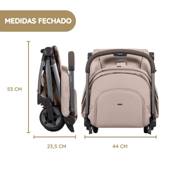Joolz Carrinho de Bebé Aer2 Bundle Wildride - Sandy Taupe