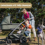 Joolz Geo5 Carrinho de Gémeos - Sandy taupe