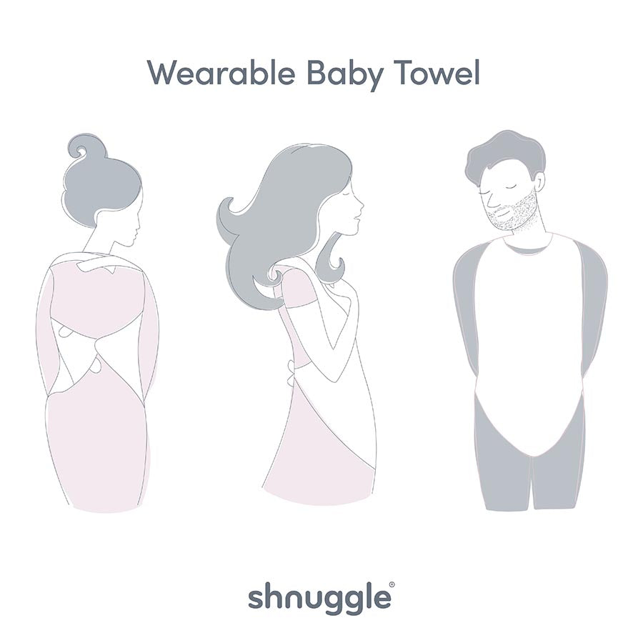 Shnuggle Toalha de Banho - White