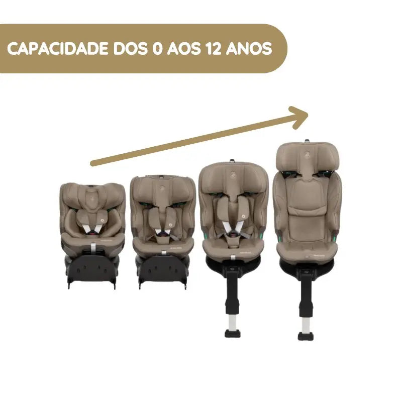 Maxi-Cosi Cadeira Auto Emerald 360 Plus - Authentic Truffle