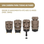 Maxi-Cosi Cadeira Auto Emerald 360 Pro - Authentic Truffle