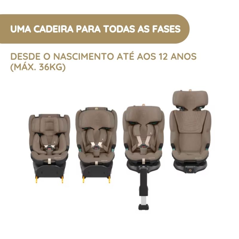 Maxi-Cosi Cadeira Auto Emerald 360 Pro - Authentic Truffle