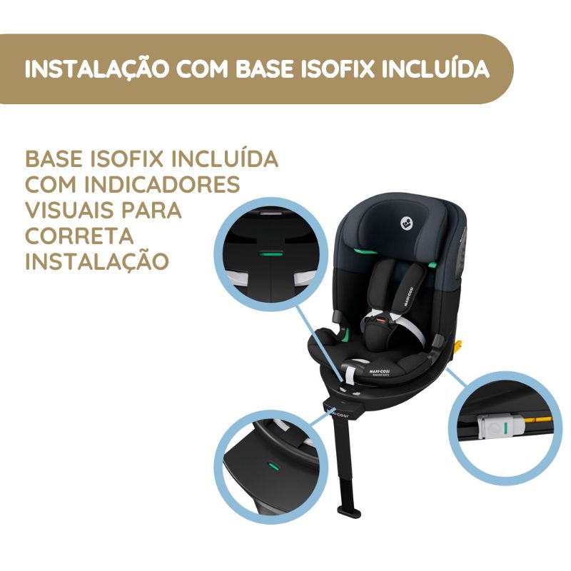 Maxi-Cosi Emerald 360 S Cadeira Auto 360 - Tonal Graphite