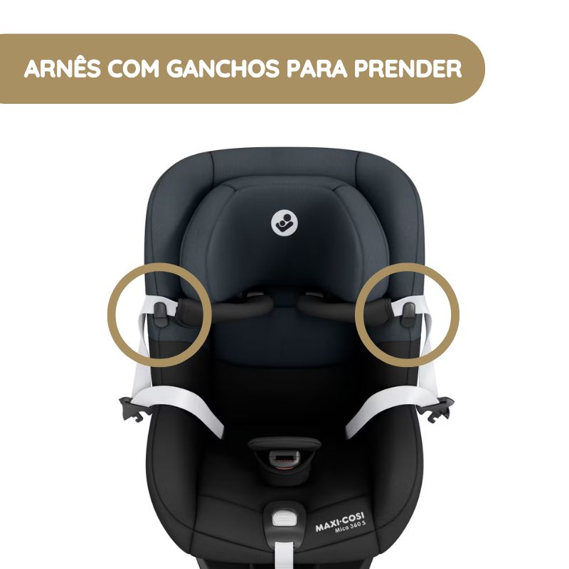 Maxi-Cosi Cadeira Auto Mica 360 S - Tonal Black