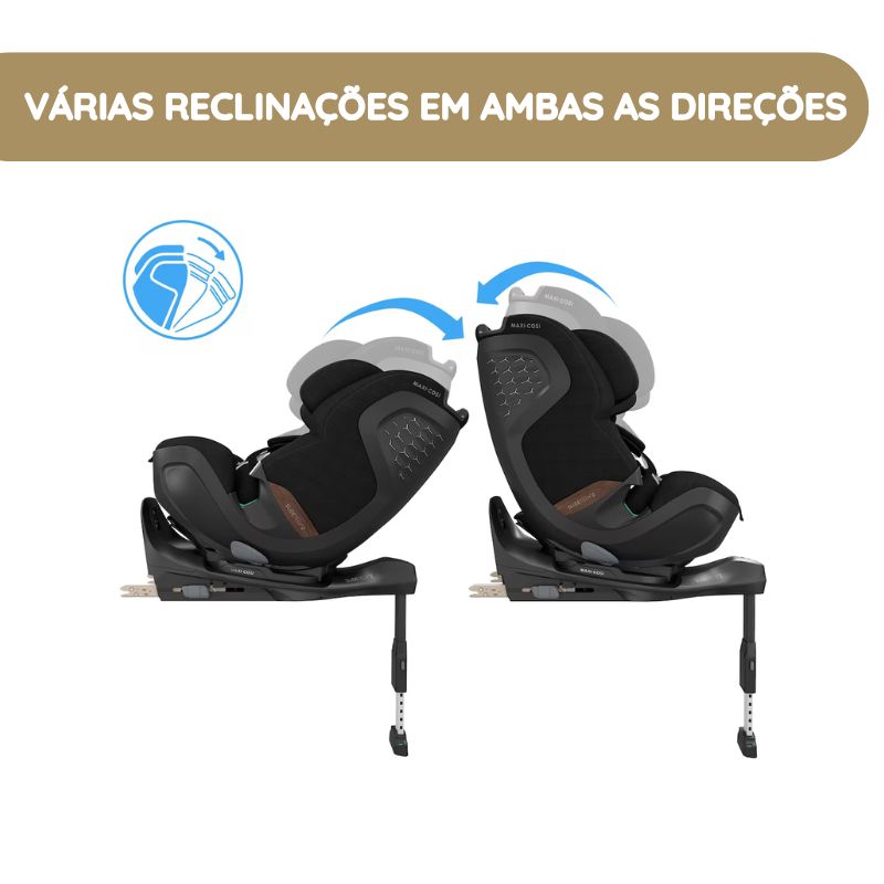 Maxi-Cosi Cadeira Auto Pearl XL Slide Pro - Authentic Black