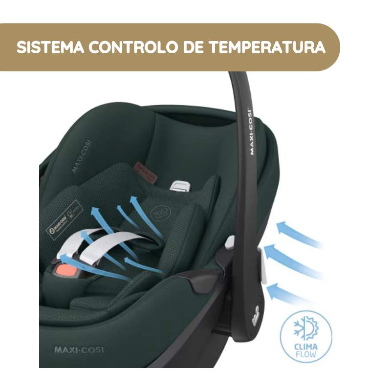 Maxi-Cosi Cadeira Auto Pebble 360 Pro2 - Twillic Green