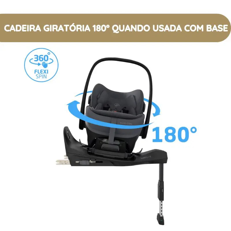 Maxi-Cosi Cadeira Auto Pebble Slide Pro - Onyx Black