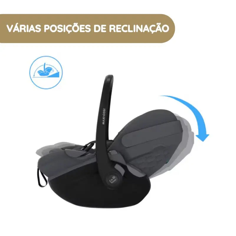 Maxi-Cosi Cadeira Auto Pebble Slide Pro - Onyx Black