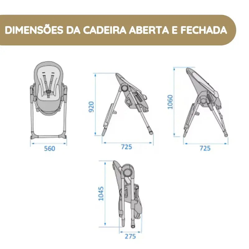 Maxi-Cosi Cadeira de Refeição Ava Plus - Elegance Beige