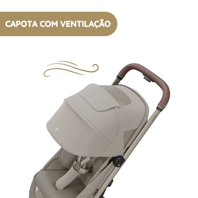 Maxi-Cosi Carrinho de Bebé Fame Cabin - Onyx Black