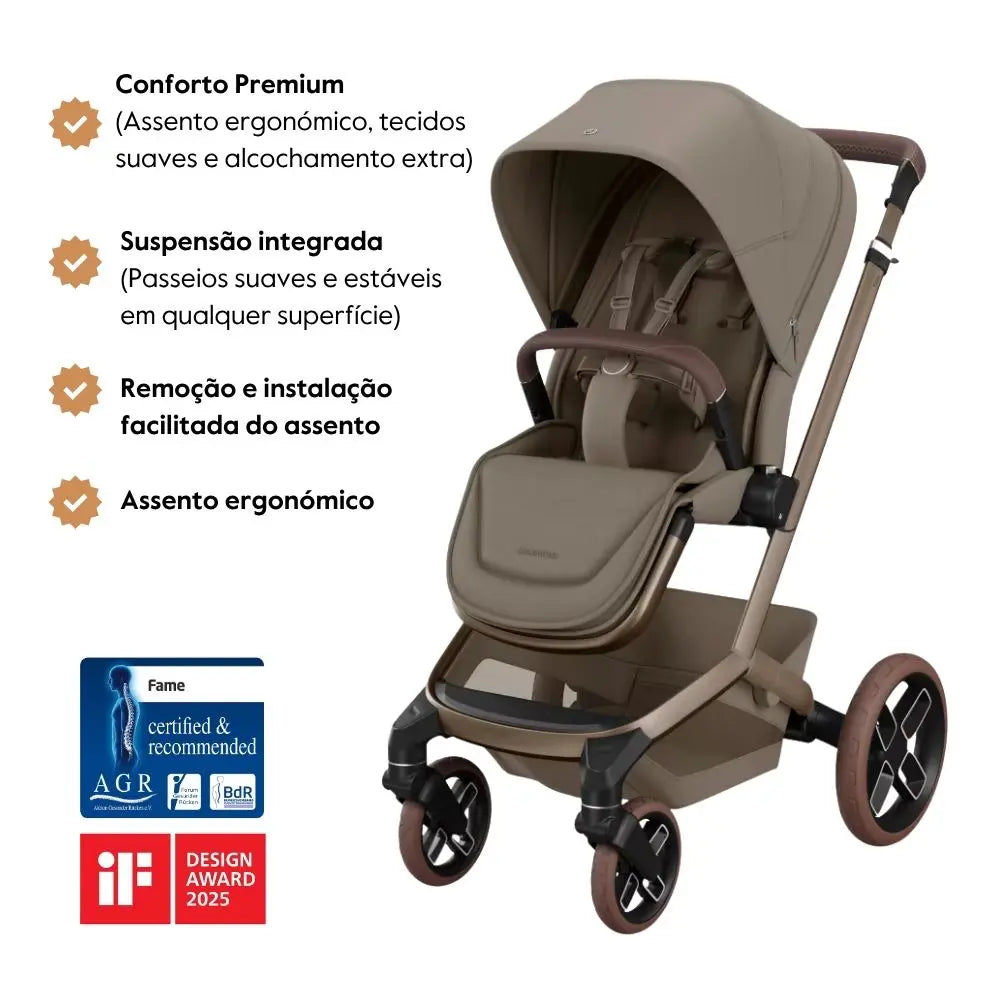 Maxi-Cosi Carrinho de Bebé Fame - Oak Truffle