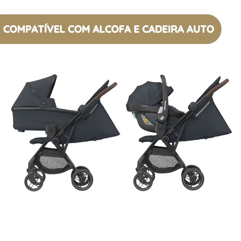 Maxi-Cosi Carrinho de Bebé Soho - Twillic Truffle
