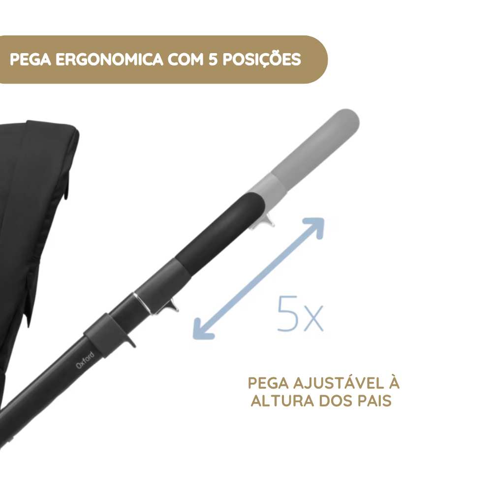 Maxi-Cosi Oxford Carrinho de Bebé - Twillic Graphite