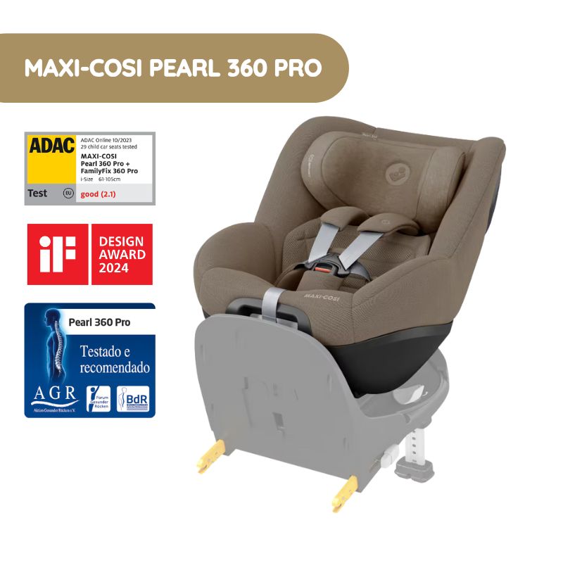 Maxi-Cosi Cadeira Auto Pearl 360 Pro - Authentic Truffle
