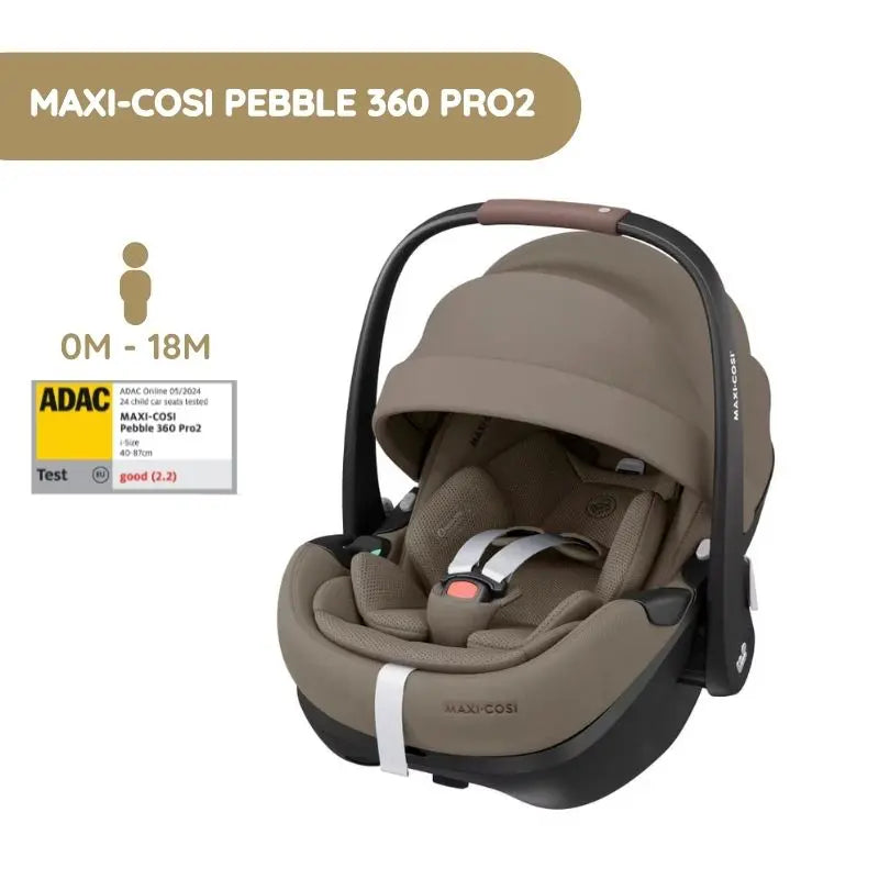 Maxi-Cosi Silla de Coche Pebble 360 Pro2 - Twillic Truffle