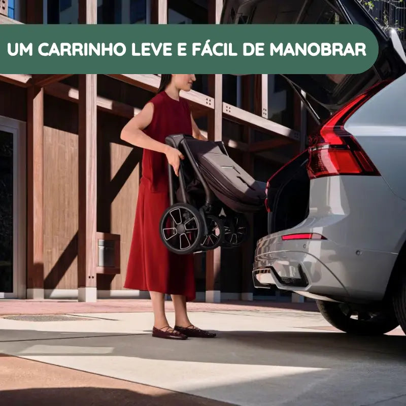 Um carrinho leve e fácil de manobrar