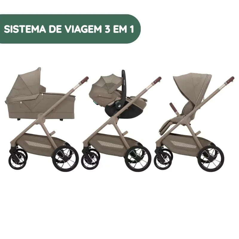 Maxi-Cosi Oxford como sistema de viagem 3 em 1