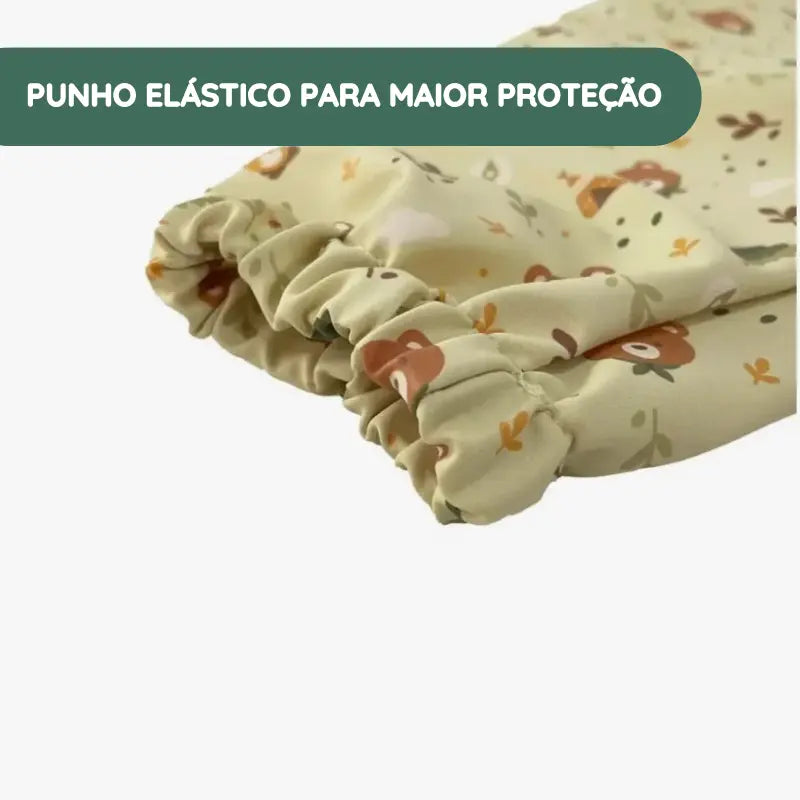 Proteção dos braços às refeições.