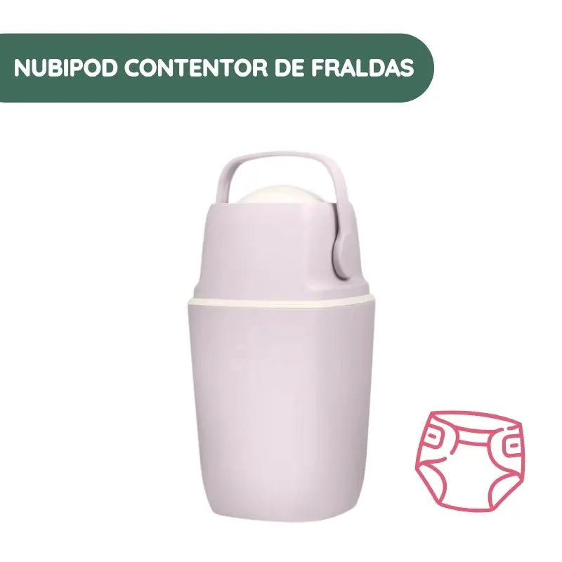 Contentor de Fraldas NubiPod - Rosa