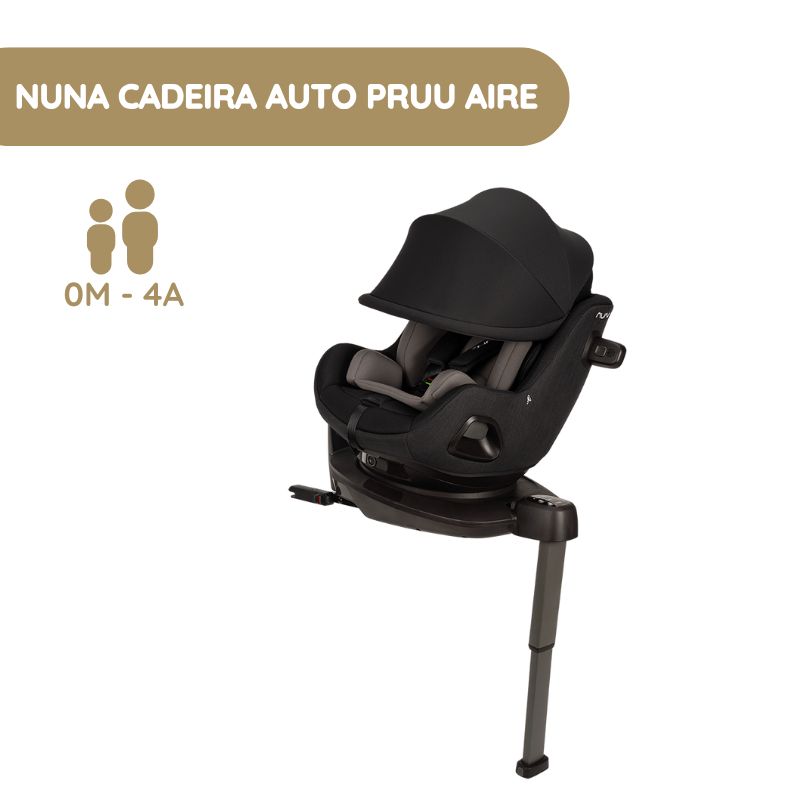 Nuna Cadeira Auto Pruu Aire - Caviar