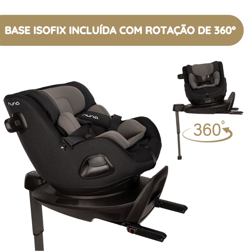 Nuna Cadeira Auto Pruu Aire - Caviar