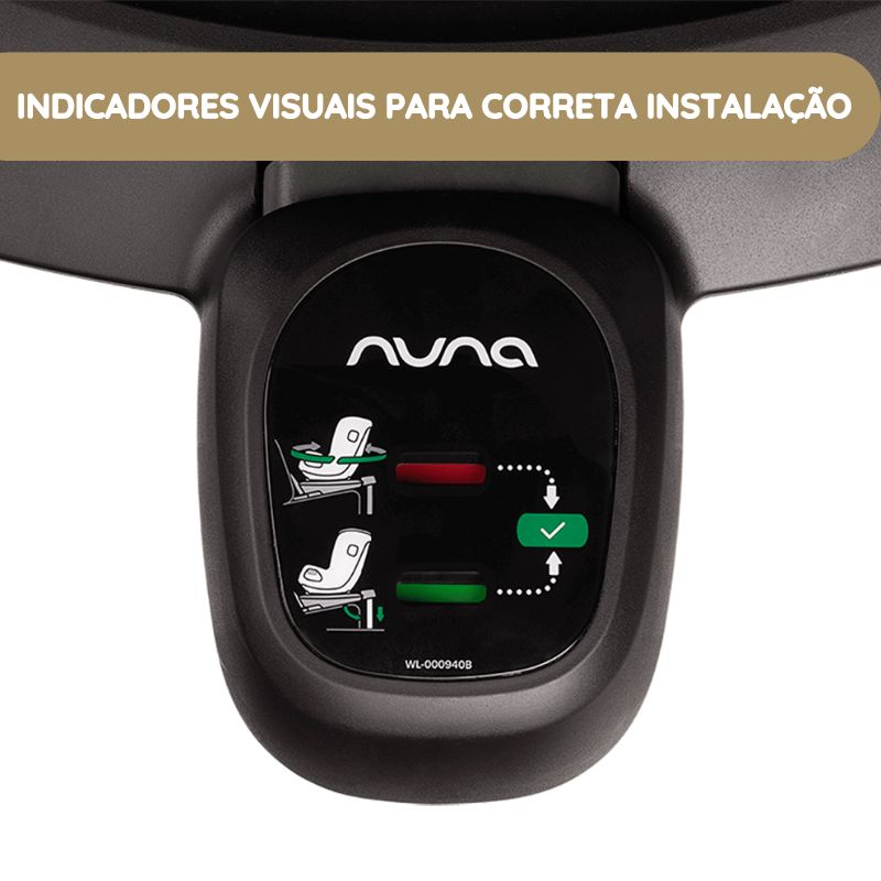 Nuna Cadeira Auto Pruu Aire - Caviar