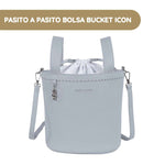 Pasito a Pasito Bolsa Bucket Icon Caramel